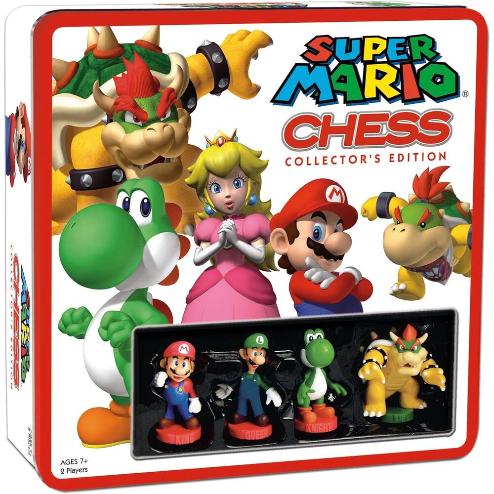 Super Mario Chess Set | 32 Custom Sculpt Chess Pieces Hand Painted NWT